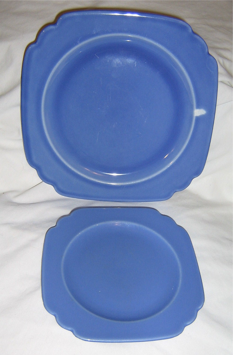 2 pc. Blue Riviera plates