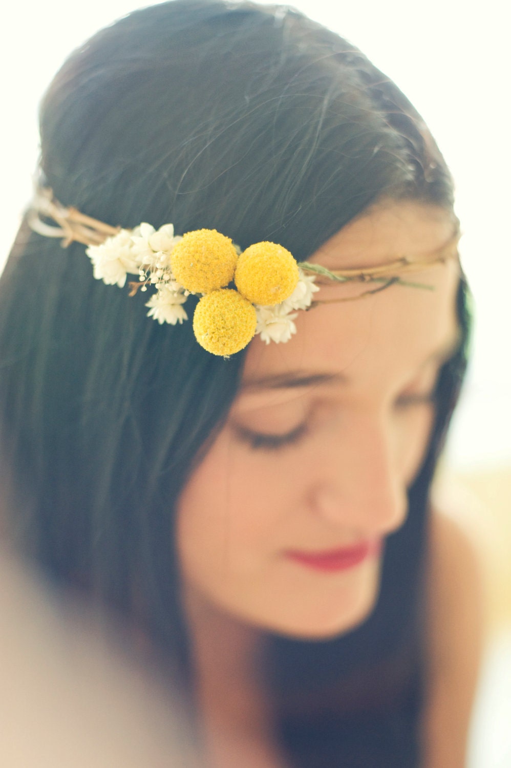 Billy Button Cluster Crown