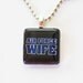 ON SALE -Military Pendant Air Force Wife - Black - Support Our Troops - Glass Photo Pendant - In Stock