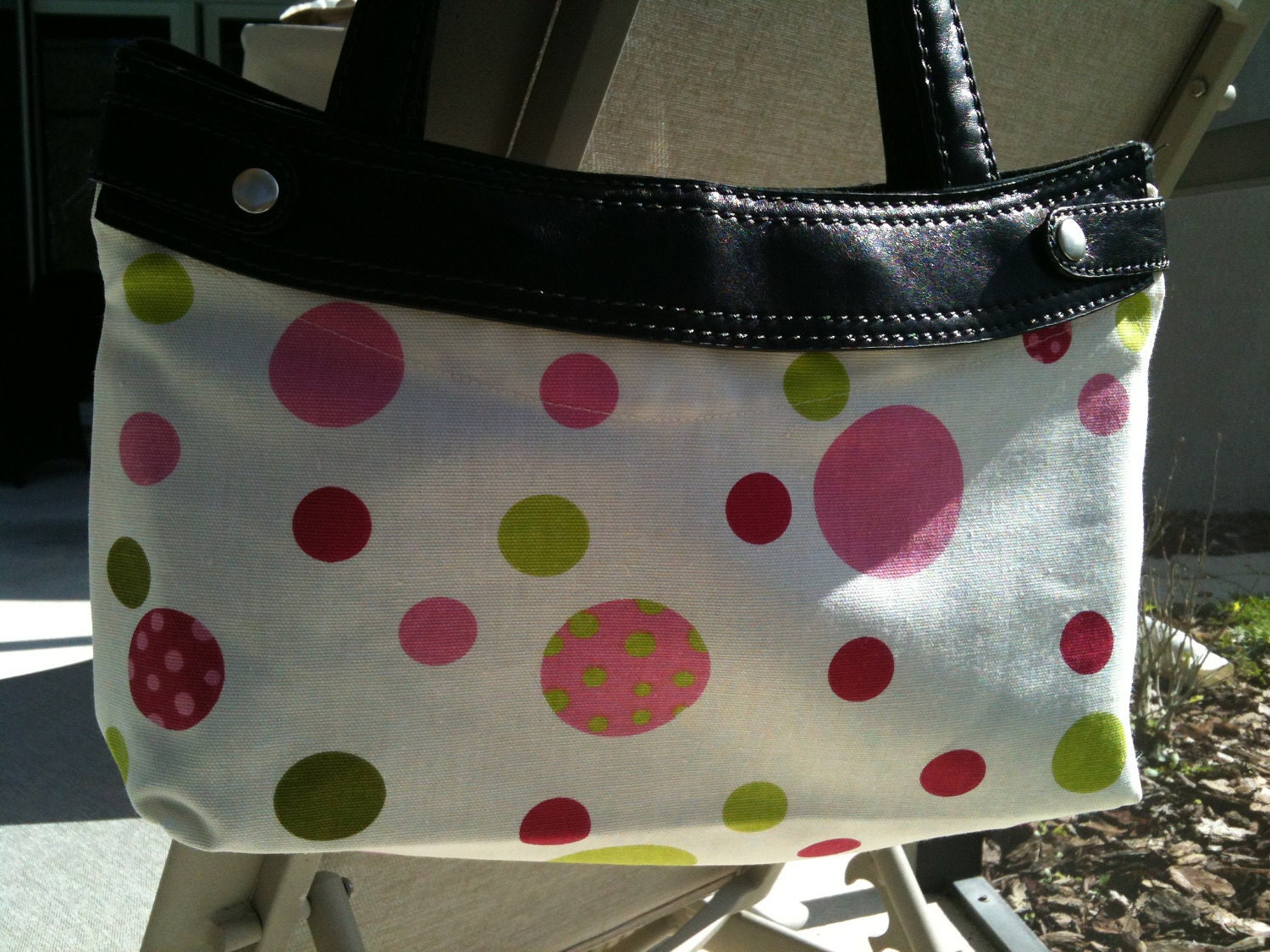Crazy dots Skirt for Thirty One purse