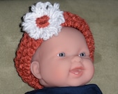 Knitted baby head band for the young football fan