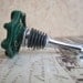 Wine Bottle Stopper - Green Wheel Valve Handle Wine Stopper