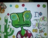 Rango (SALE) acrylic painting on18X24 staple back ready to hang canvas