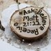 RESERVED KRISTIN Van ZANDT, Personalized Wedding Wood Slice Sign