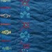 Modern Baby Quilt,  Modern Crib Quilt, Blue Baby Bedding