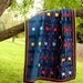 Modern Baby Quilt,  Modern Crib Quilt, Blue Baby Bedding