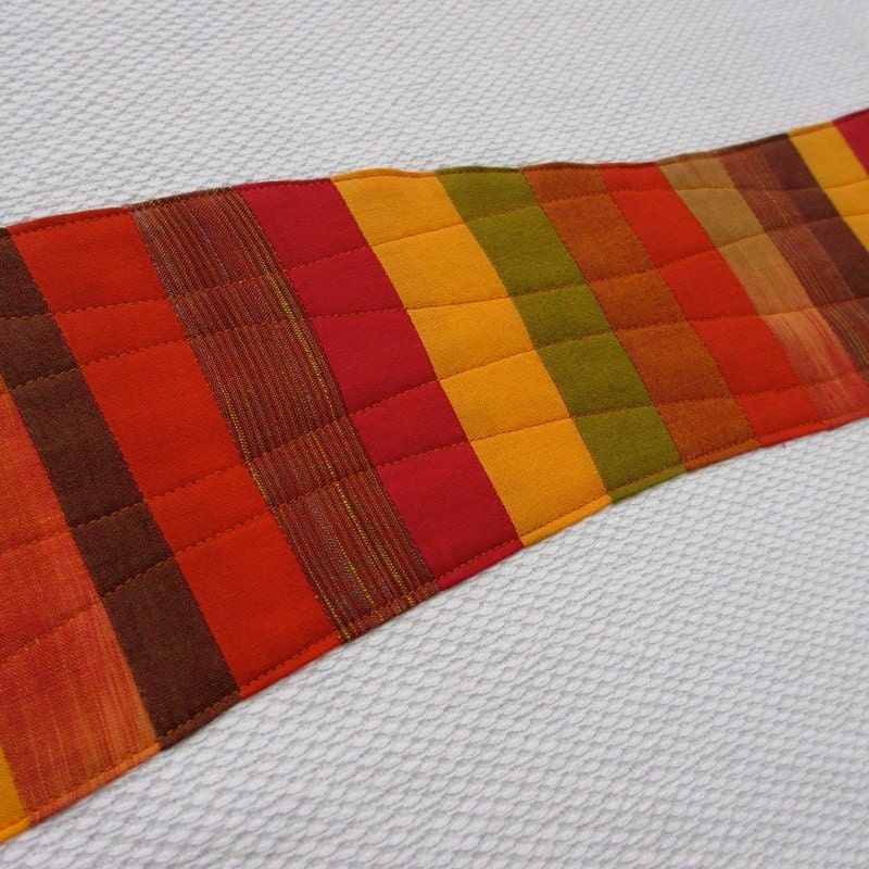 Modern Kitchen Towel, Spicy Orange Red Brown, Dish Towel
