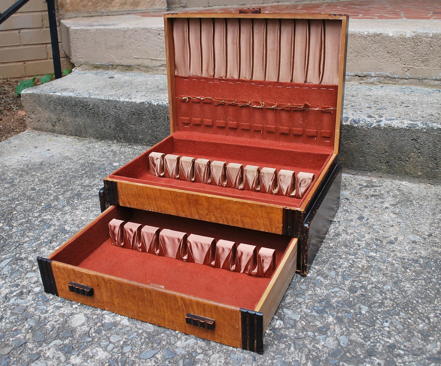 Vintage Silver Chest Box