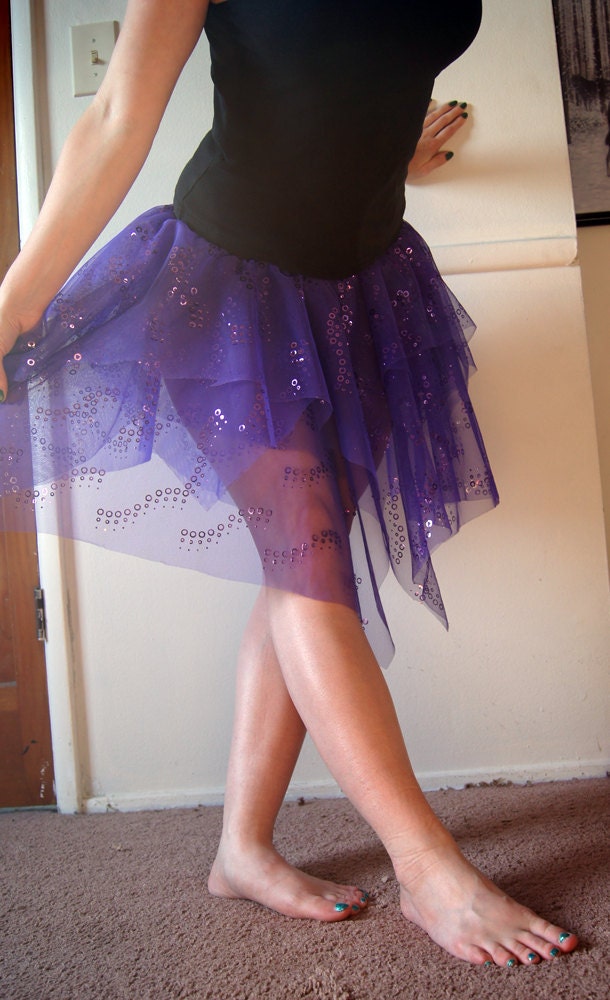 Purple Fairy Handkerchief Skirt