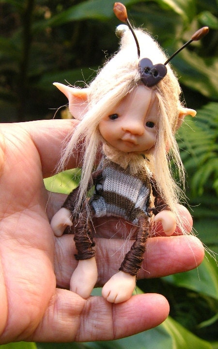 sweet fairy fairie bug posable ooak