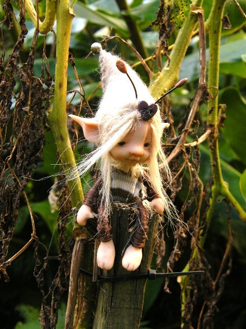 sweet fairy fairie bug posable ooak