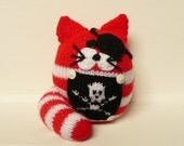 Knitted Pirate Cat