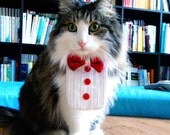 Pet Dog Cat Tuxedo Collar ACCESSORY glitter Bowtie