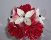 Origami paper flower bouquet, wedding, event, arrangement, anniversary