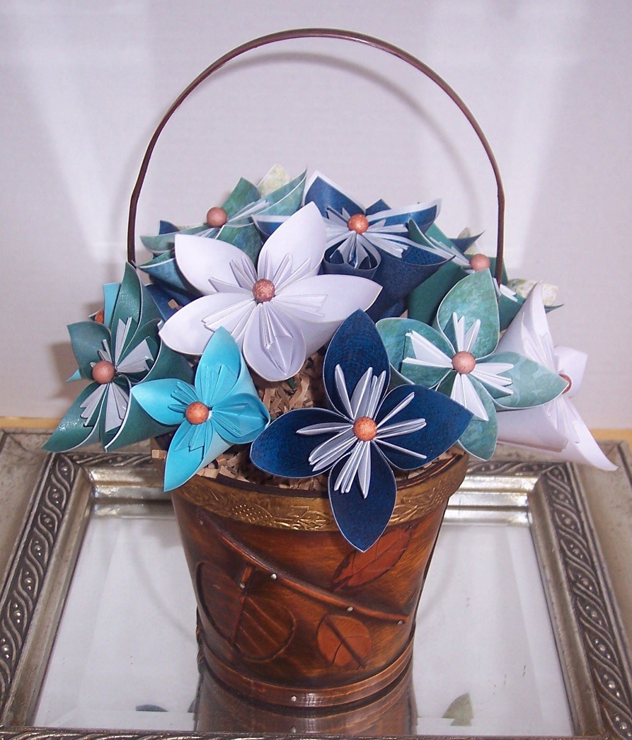 Paper flower bouquet