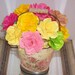 Paper flower bouquet, paper roses, paper anniversary, birthday gift