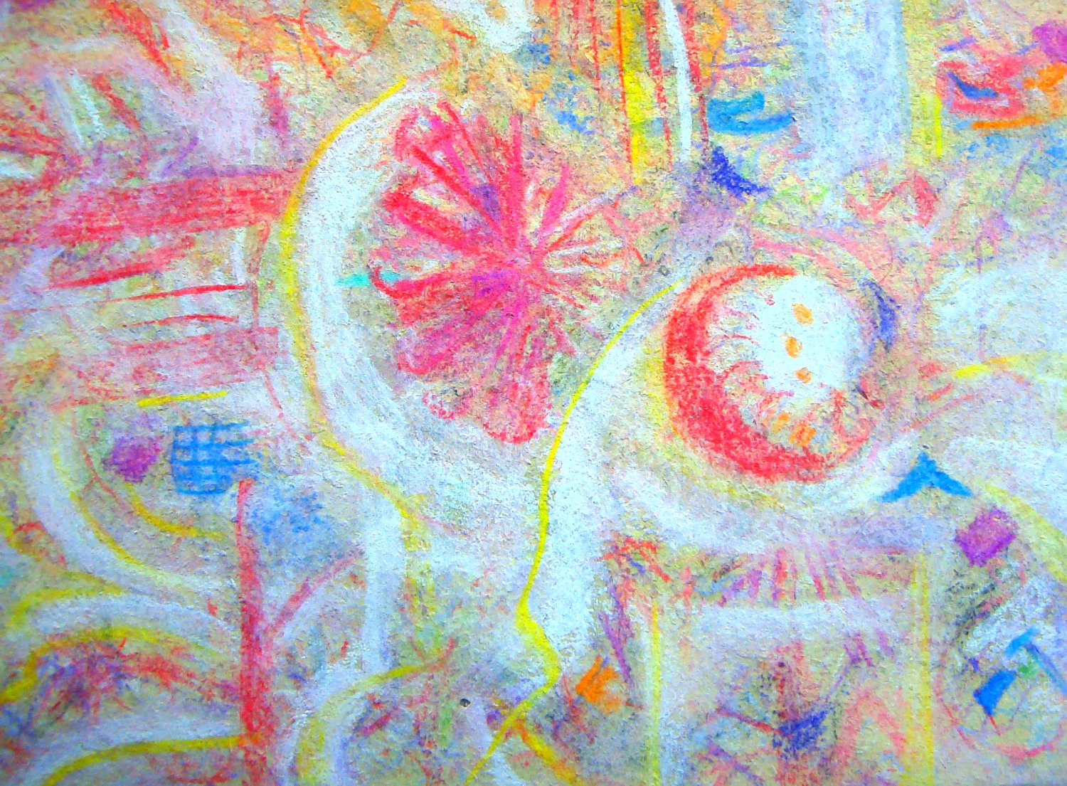 Charcoal Pastel Drawing "Supertramp Carnival" - 9 x 6