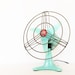 Vintage retro mint 50s fan by bjm