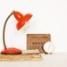 Vintage tangerine tango gooseneck lamp