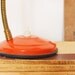 Vintage tangerine tango gooseneck lamp