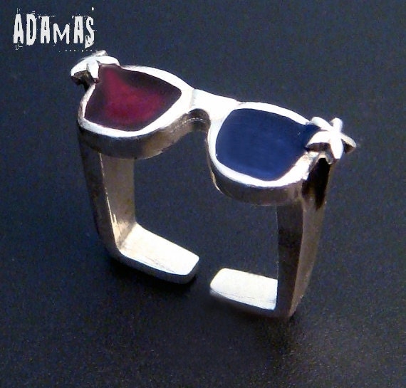 Sterling Silver Ring Glasses