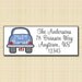 Personalized Just Married Return Address Labels - Newlyweds - Wedding Gift - Bridal Shower