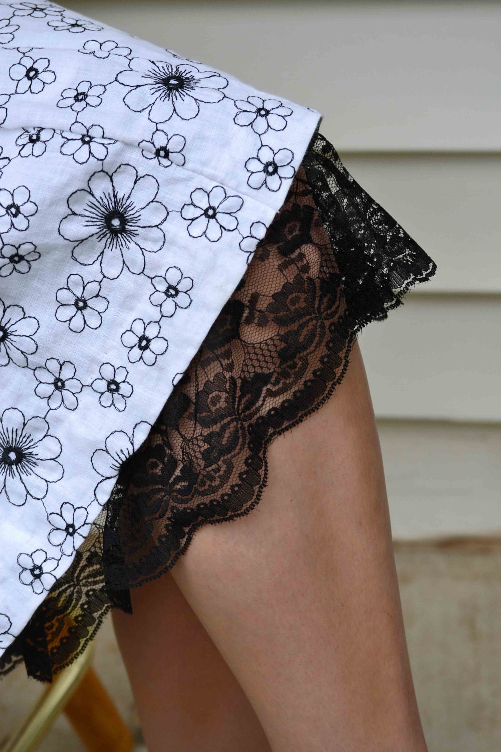 Black Lace Trimmed Slip Extender