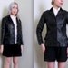 Rare Equestrian Leather Blazer w/Velvet Collar (Xs)