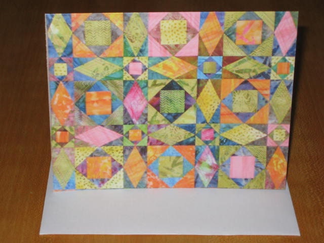 Jewel Box folded note card