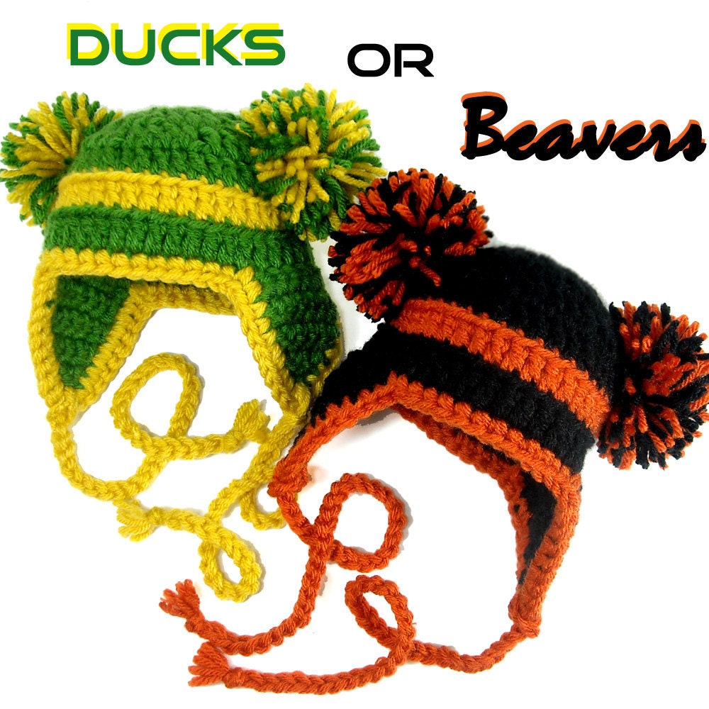Custom Team Baby Hat, Oregon Ducks, Beavers, or you choose your team