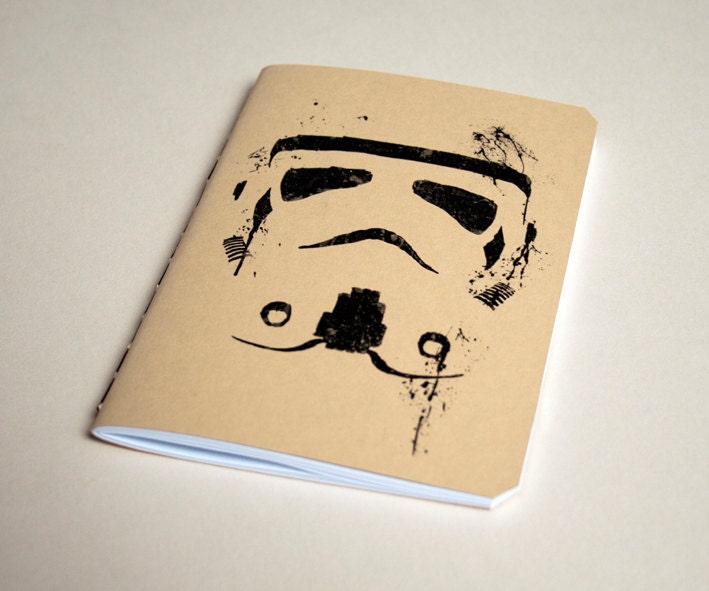Star Wars notebook - Handmade Stormtrooper