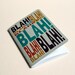 Handmade notebook - Blah blah blah