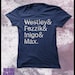 Princess Bride tshirt Womens "Helvetica Bride"