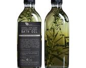 Rosemary, thyme and mint invigorating herbal bath oil 150ml - ambrebotanicals