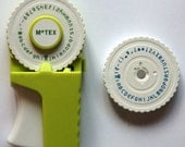 Retro OH MY Motex embossing label maker (emoticon, lowercase and uppercase) E303 GREEN
