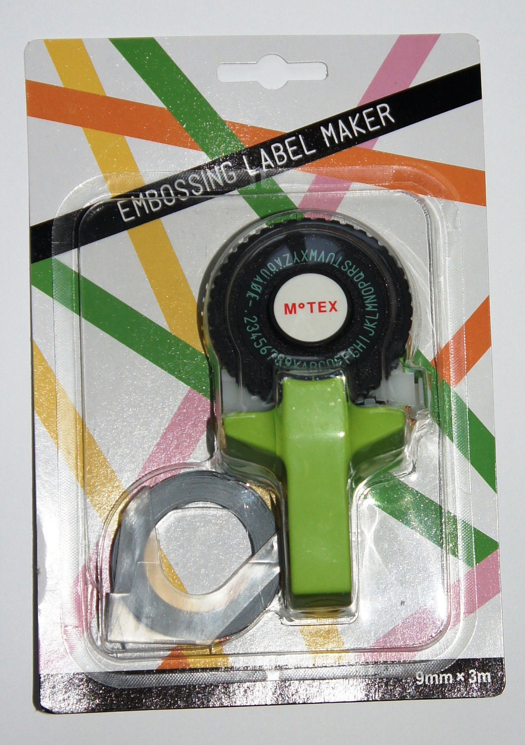 Retro OH MY Motex handheld embossing label maker (E101 GREEN)