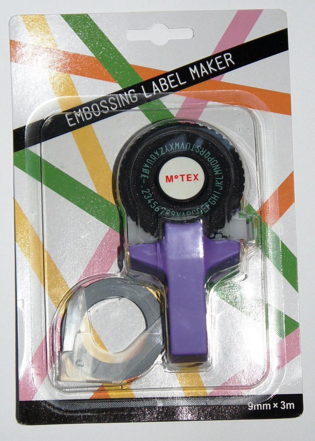 Retro OH MY Motex handheld embossing label maker (E101 VIOLET)