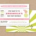 Carnival Circus Elephant Birthday Party Invitation and Address Labels - PRINTABLE FILE - Girl Birthday - by Luvalexa