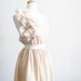 Nude Romance Petals Bridesmaid Party dress