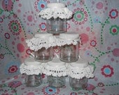 Jam Jar Wedding Favours set of 6
