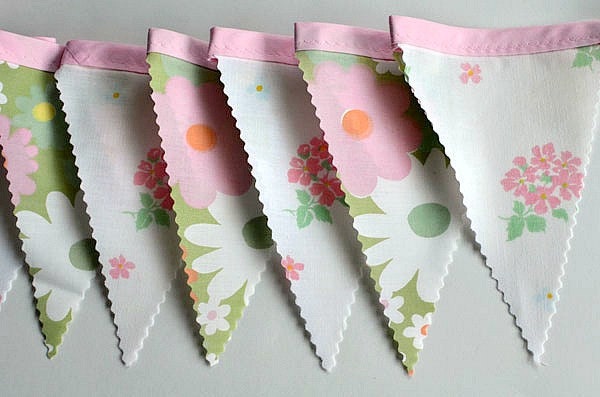 Daydream - Vintage Bunting Banner - Free Shipping US and Canada