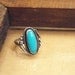 Classic Oval Native American Vintage Ring Size 5.5 SALE