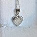 Vintage Sterling Silver Heart Locket, Heart Locket, Valentine Gift