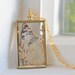 Vintage Pressed Butterfly Necklace