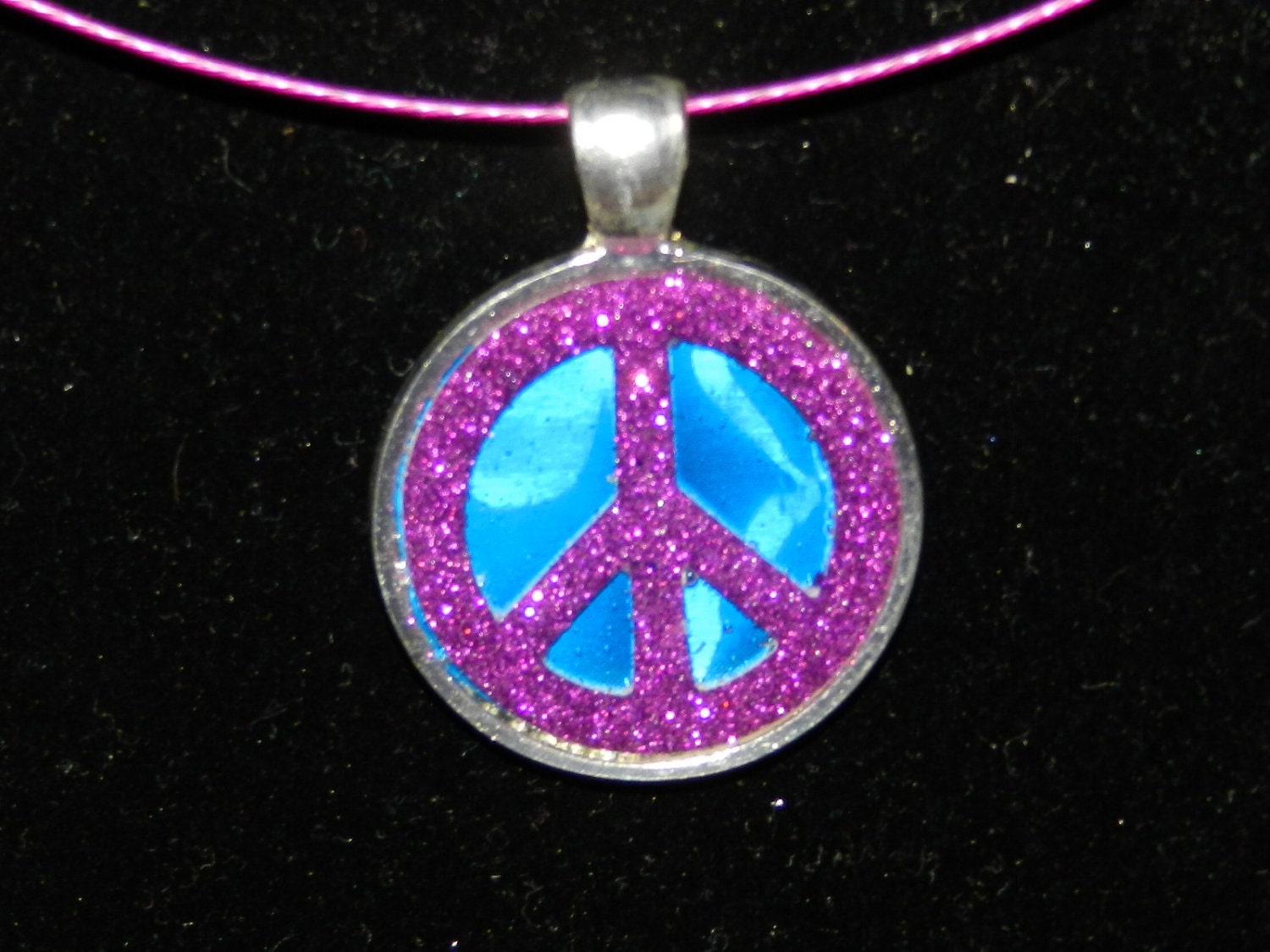 Perfectly Purple Peace Pendant