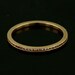 14K Rose Gold Stackable Channel set Eternity Band Ring