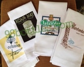 CUSTOM Cocktail Towels - Bar Towels - Tiki Towels