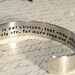 It is Our Choices that show What we Truly Are, far more than our Abilities-Harry Potter Secret Message Cuff Bracelet