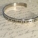 Faith, Hope, Love. The Greatest of these is Love CUSTOM Hand Stamped Cuff Bracelet