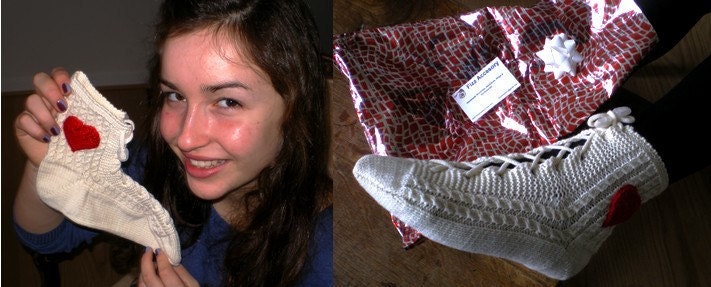 Of White Slipper Socks, Lacing Slippers for Women, Gift for mom